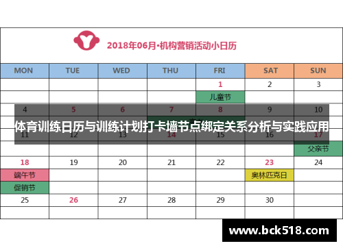 体育训练日历与训练计划打卡墙节点绑定关系分析与实践应用